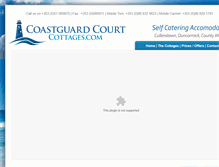 Tablet Screenshot of coastguardcourtcottages.com